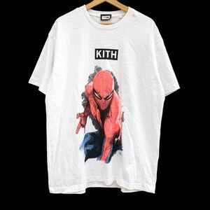 Kith Marvel Spider-Man Action Vintage Tee Shirt White Size Large